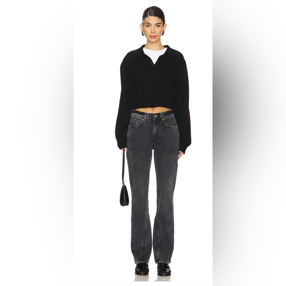 Free People High-Rise Rigid Denim Jeans, Size 29
